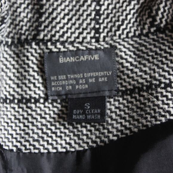 Vtg 80s Biancafive Power Suit Jacket Women's Size Small Gray - Picture 5 of 7